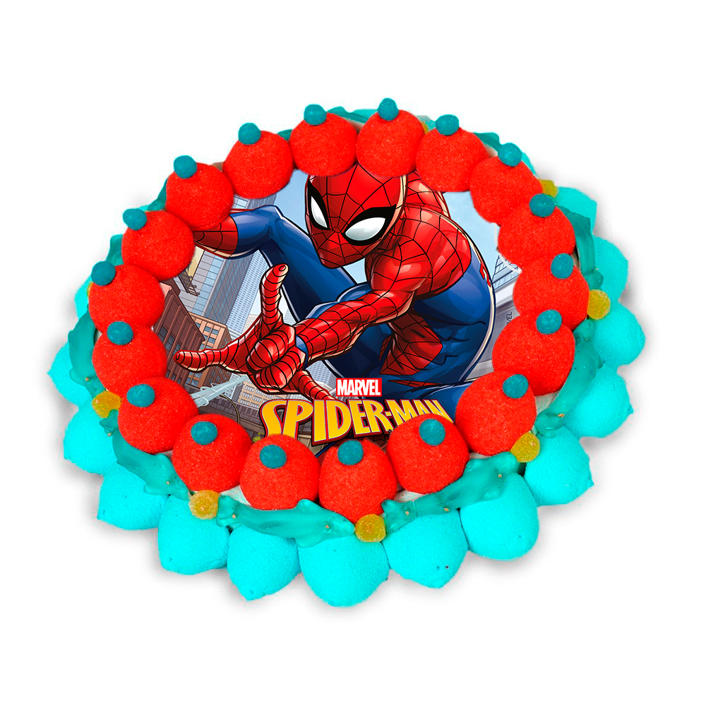 Brochetas de chuches (6 Uds) Spiderman - Fantastic Cake